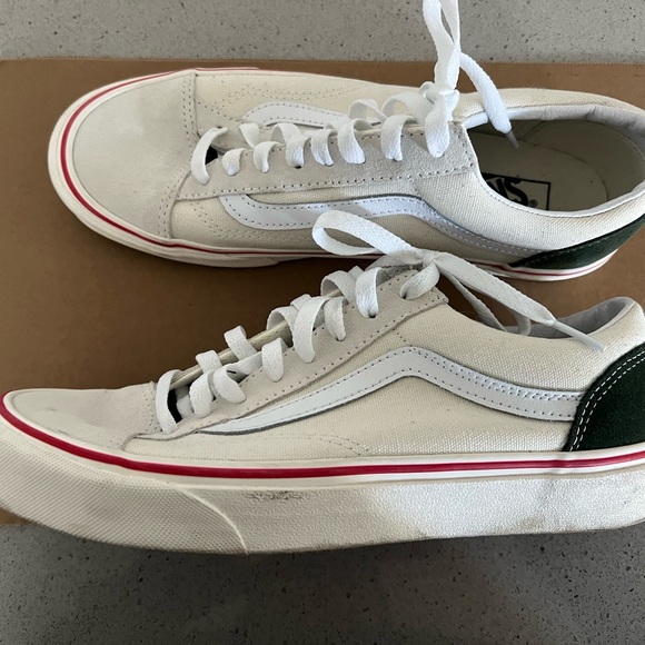 Vans Sk8-Hi 'Retro Sport - Marshmallow Kombu Green Size M7.5 W9 - Picture 8 of 8